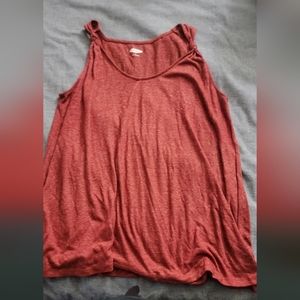 Red tank top